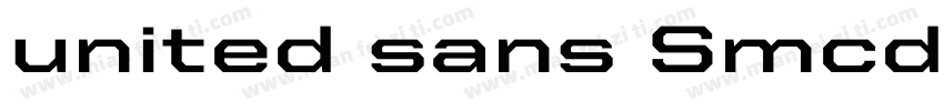 united sans Smcd字体转换